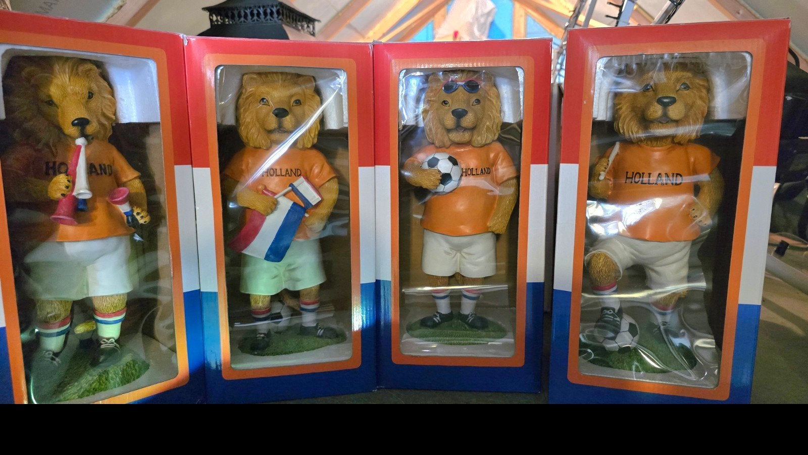 Oranje Leeuw Beeldjes - complete serie., Verzamelen, Sportartikelen en Voetbal, Ophalen, Zo goed als nieuw, Overige binnenlandse clubs