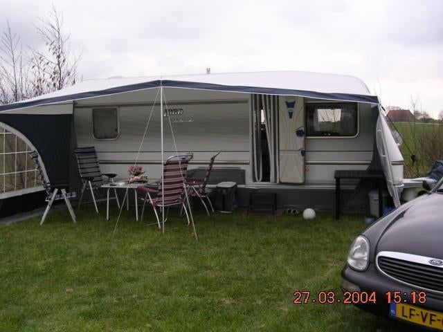 tekoop luifel  voor aan de caravan, Ophalen, Gebruikt