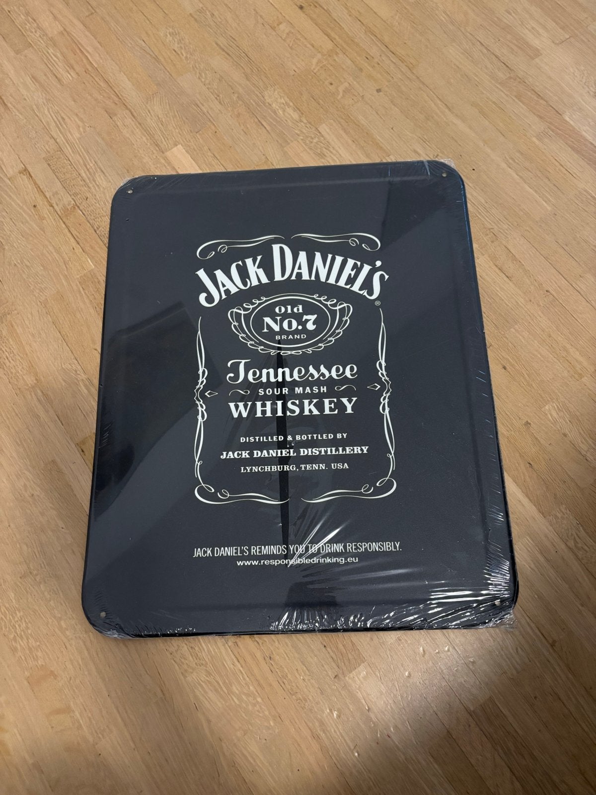 Jack Daniel's Tennessee Whiskey Reclamebord, Verzamelen, Merken en Reclamevoorwerpen, Ophalen of Verzenden, Nieuw, Reclamebord