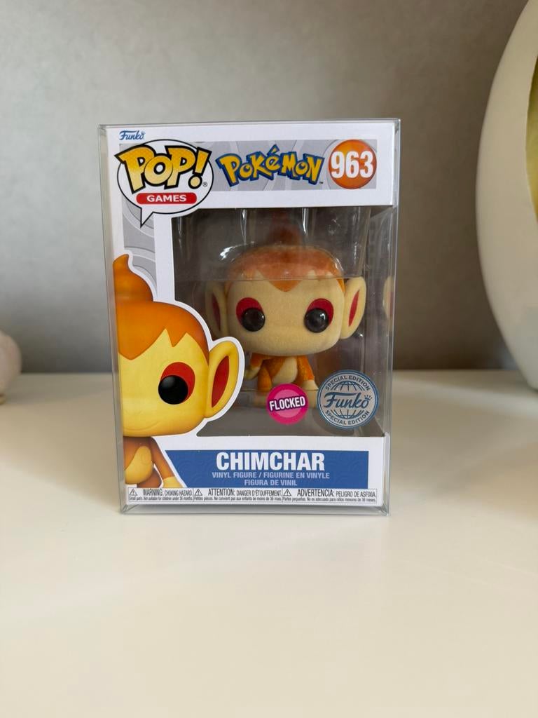Funko Pop Pokémon Chimchar flocked 963, Verzamelen, Poppetjes en Figuurtjes, Ophalen, Zo goed als nieuw