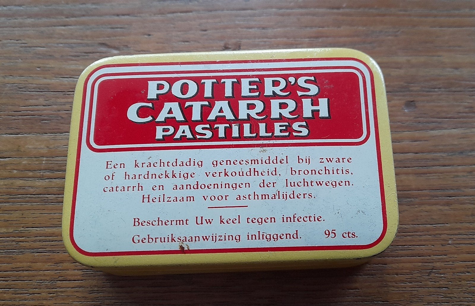 Vintage blikje Potter's, Verzamelen, Ophalen of Verzenden, Zo goed als nieuw, Overige, Overige merken