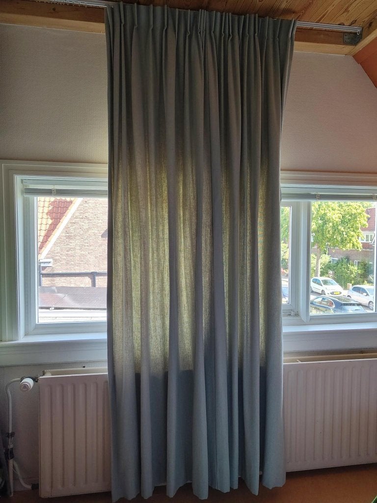 Verduisterende Gordijnen,  katoen,, Huis en Inrichting, Stoffering | Gordijnen en Lamellen, Ophalen, Gebruikt, Overige merken