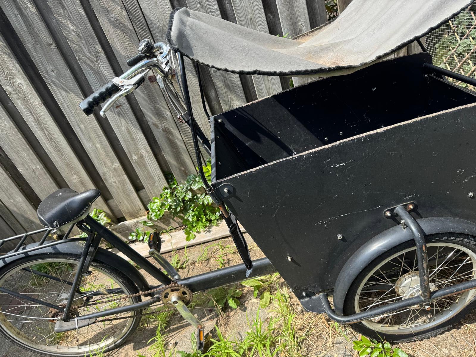 Bakfiets 3-wieler met grote bak, Ophalen, Gebruikt