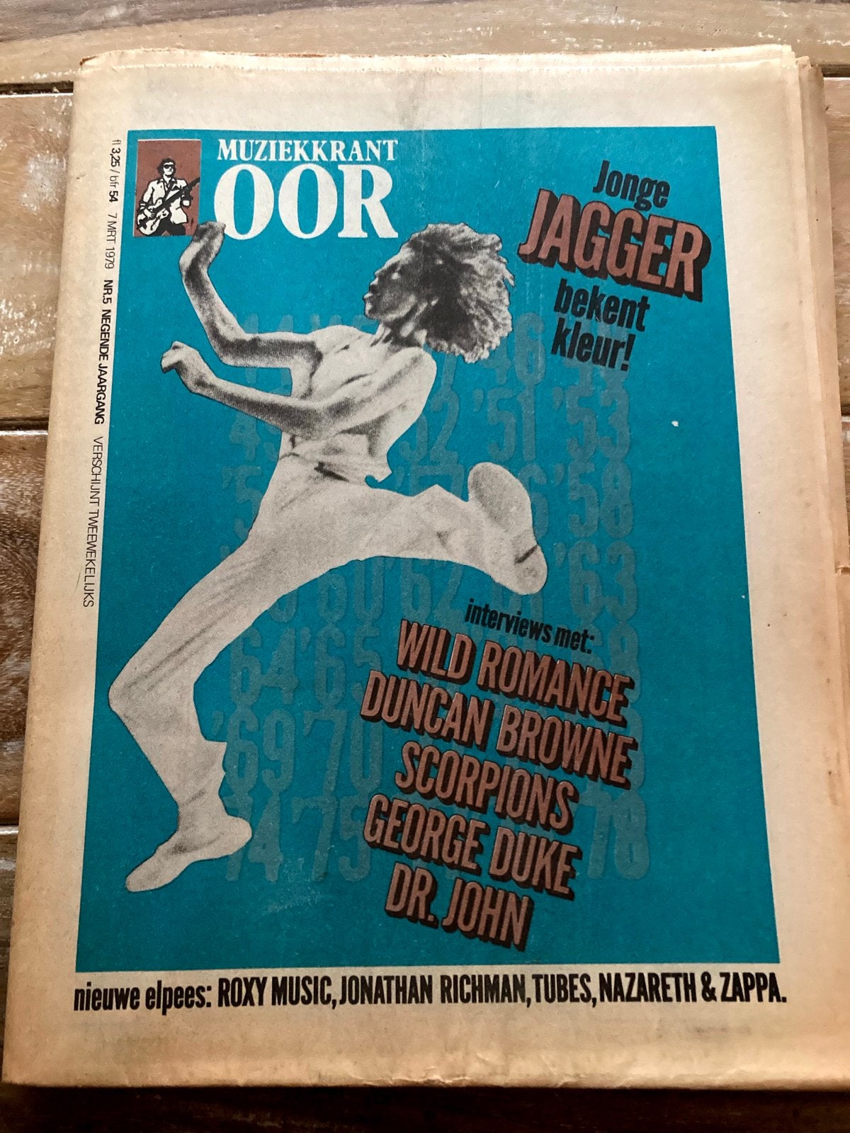 Muziekkrant OOR 1979 DR JOHN Scorpions GEORGE DUKE M Jagger, Boeken, Tijdschriften en Kranten, Ophalen of Verzenden, Gelezen, Muziek, Film of Tv