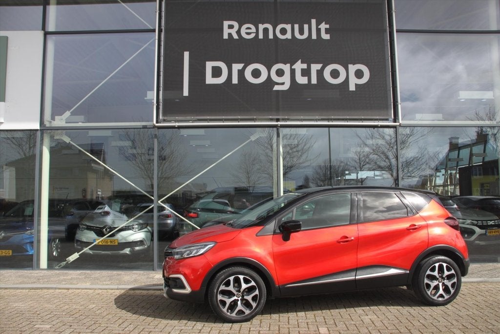 Renault Captur 90PK-DYNAMIQUE-130DKM-NAVI-CRUISE-CLIMA-, Auto's, 898 cc, Stof, Gebruikt, 620 kg