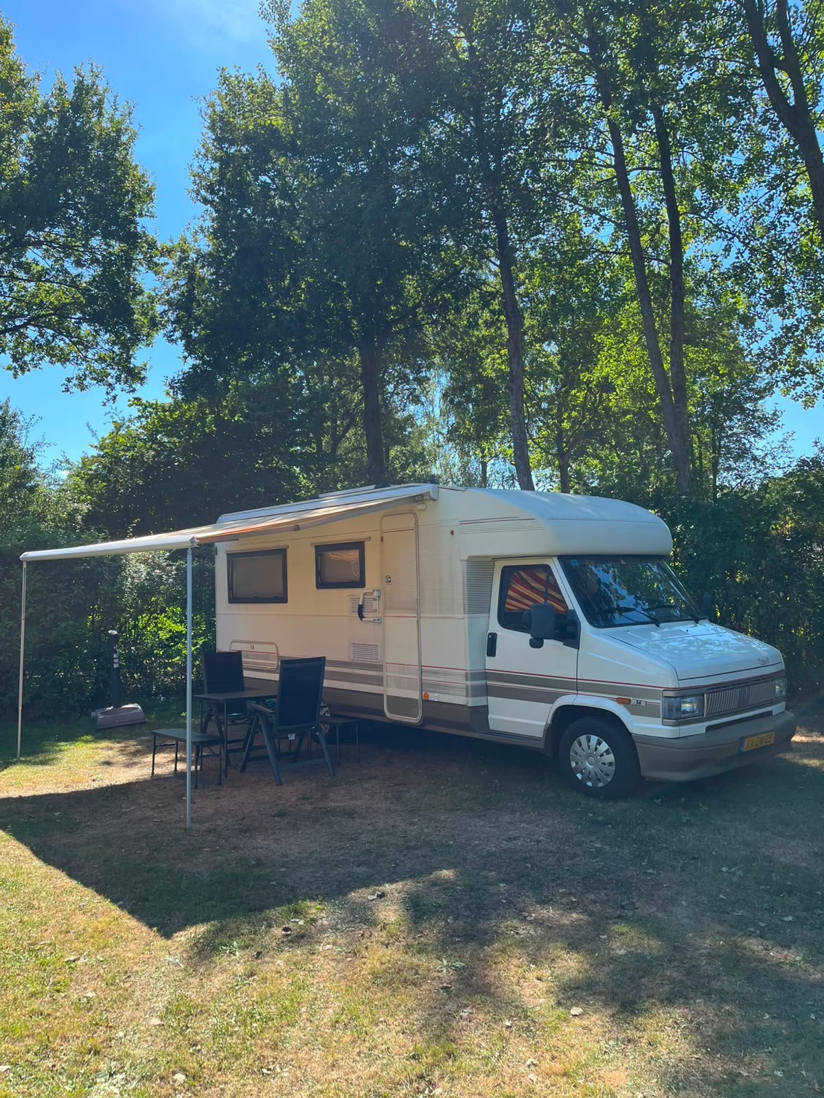 Fiat ducato camper 4 persoons zelfvoorzienend, Fiat, 6 tot 7 meter, Verwarmde buitenspiegels, Particulier