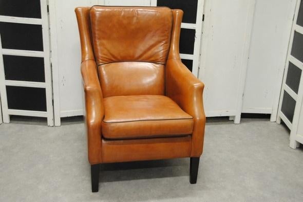 schapenleren fauteuil, Ophalen, Nieuw, 50 tot 75 cm, Leer
