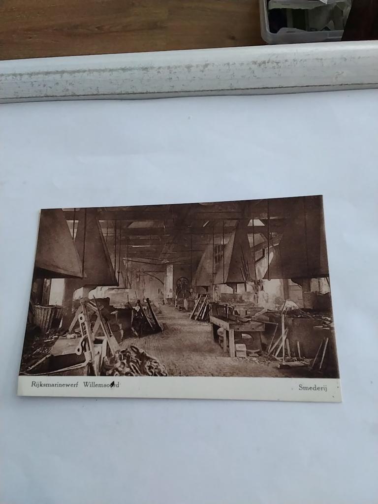 WILLEMSOORD. RIJKSMACHINEWERFSMEDERIJ, Ophalen of Verzenden, Voor 1920, Zuid-Holland