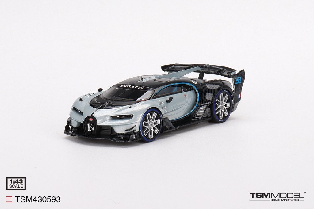 Bugatti Vision Gran Turismo grijs 1:43 TSM model TSM038, Verzenden, Nieuw, Auto, Overige merken
