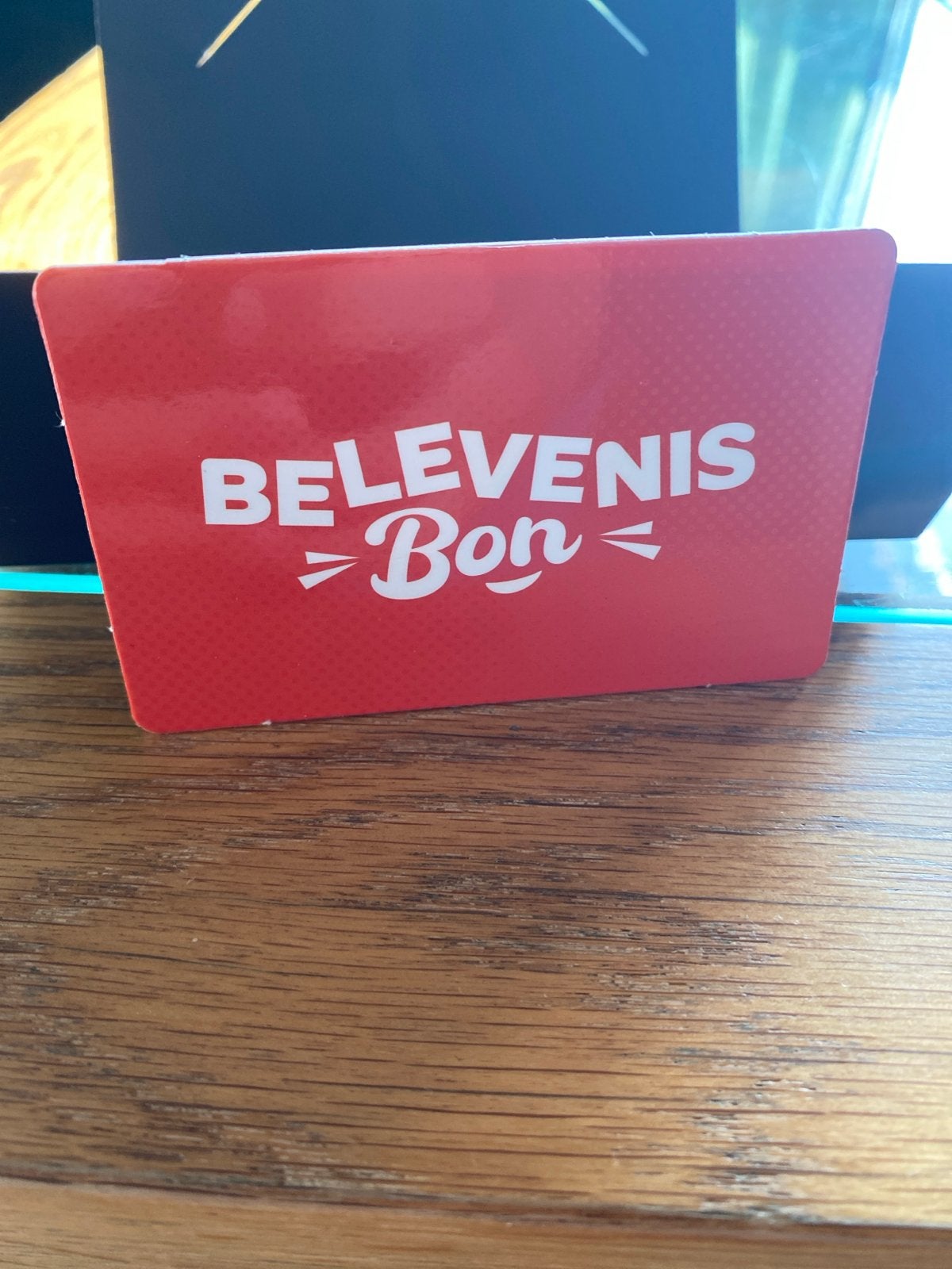 Belevenissen cadeau bon, Eén persoon, Cadeaubon