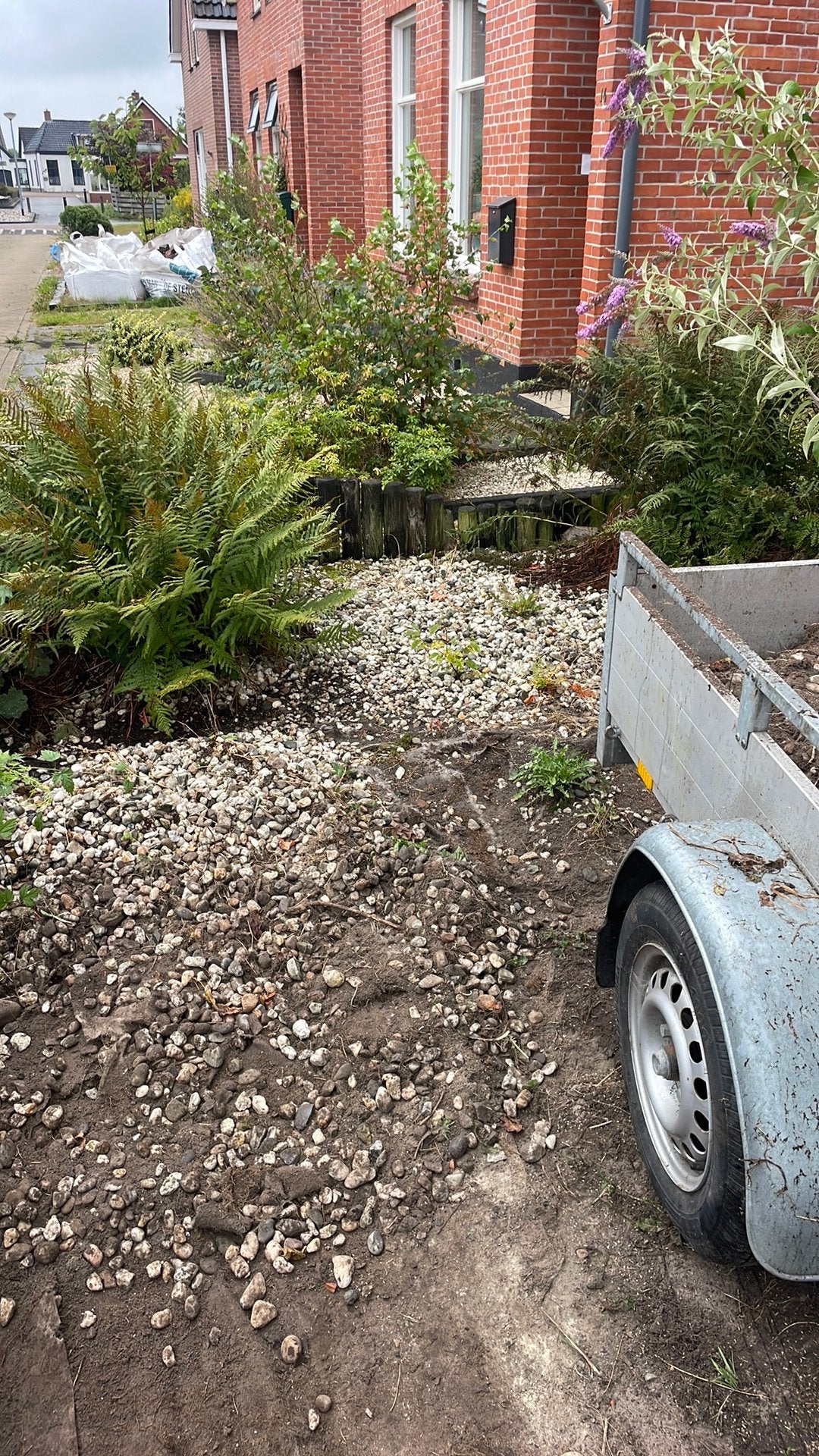 Kiezelstenen gratis., Tuin en Terras, Grind, Keien en Split, Ophalen, Gebruikt