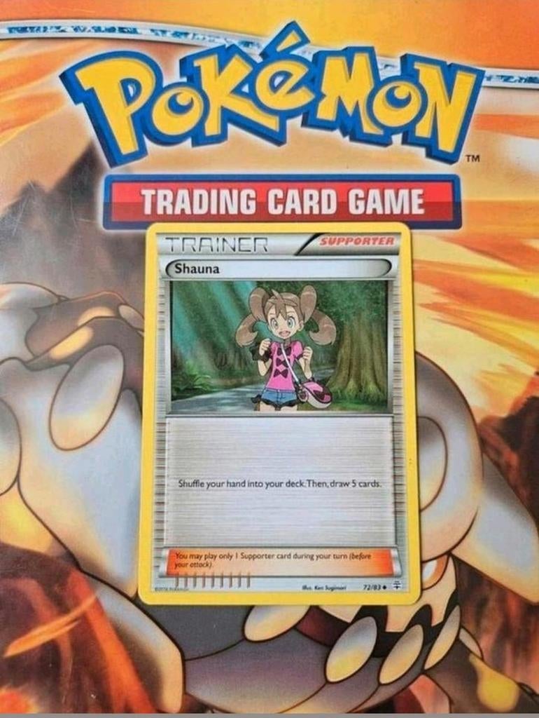 Shauna 72/83 XY Generations pokemon kaart, Ophalen of Verzenden, Gebruikt, Losse kaart