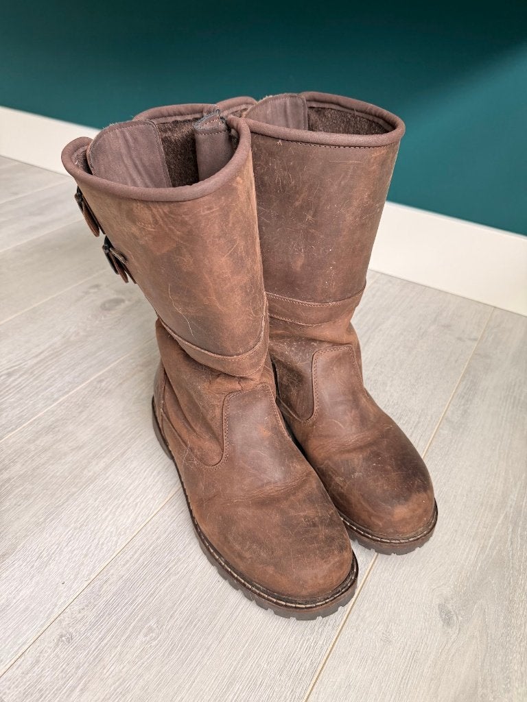 Travelin heren laarzen maat 43, Ophalen, Bruin, Boots, Gedragen