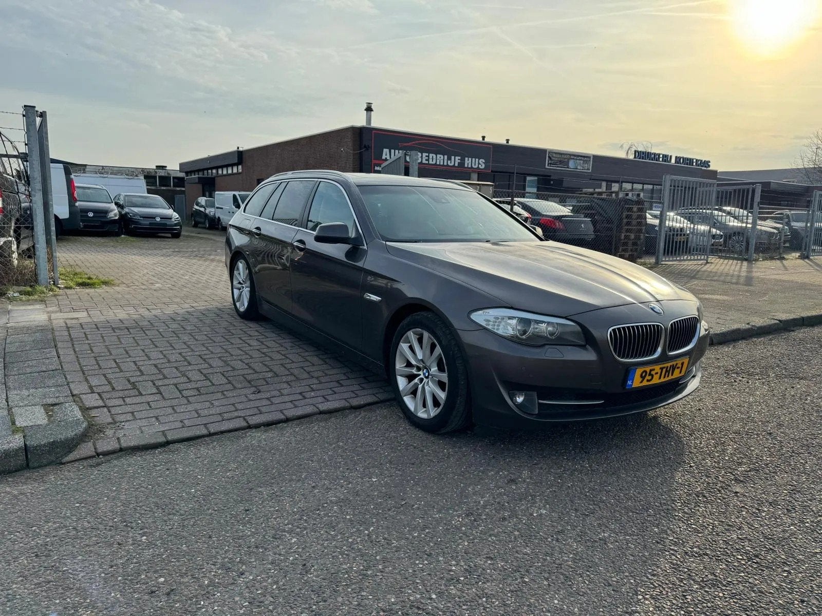 BMW 525 DIESEL XENON/NAVI KETTING HOORBAAR !, Automaat, Euro 5, Stof, Gebruikt