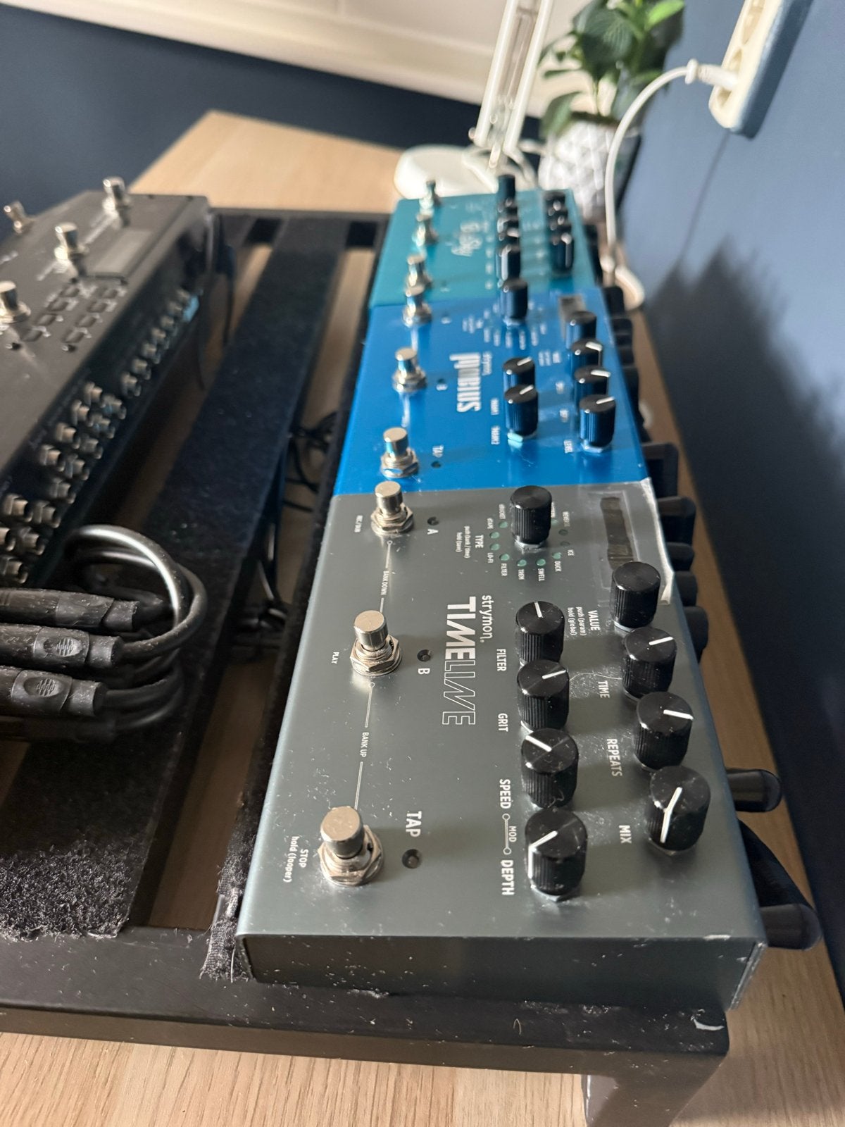Strymon BigSky, Timeline, Mobius en Boss ES-8 effecten, Muziek en Instrumenten, Effecten, Ophalen, Zo goed als nieuw, Chorus