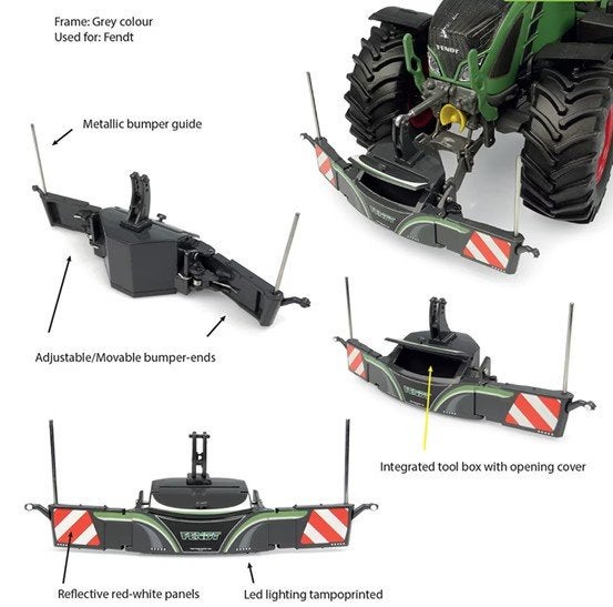 Fendt Safety Weight 800kg Bumper, Tractor of Landbouw, Nieuw, Ophalen of Verzenden, UH