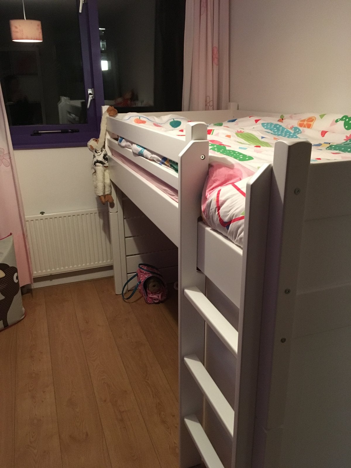 Alta half hoogslaper (excl. kastje, matras en latbodem), Ophalen, Gebruikt, 90 cm, Eenpersoons