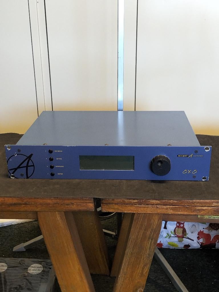 ACCENT 8x8 Digital Audio Processor Router Hacousto, Ophalen of Verzenden, Niet werkend, Audio
