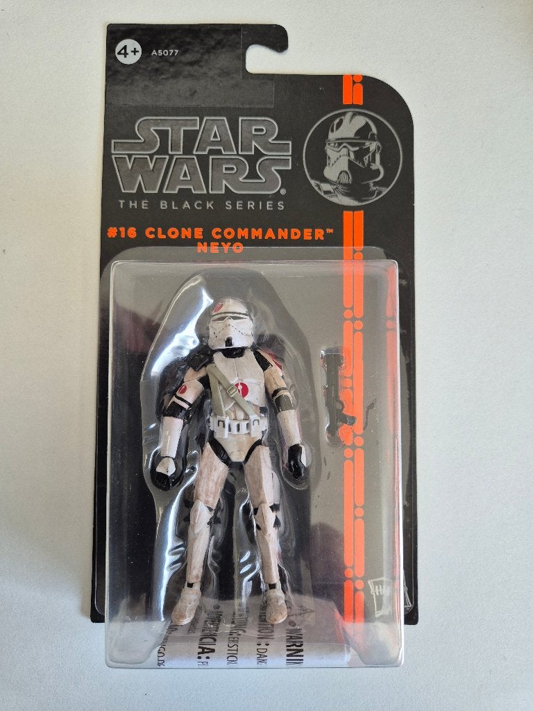 Star Wars BS Orange 3.75" #16 Clone Commander Neyo, Ophalen of Verzenden, Nieuw, Actiefiguurtje