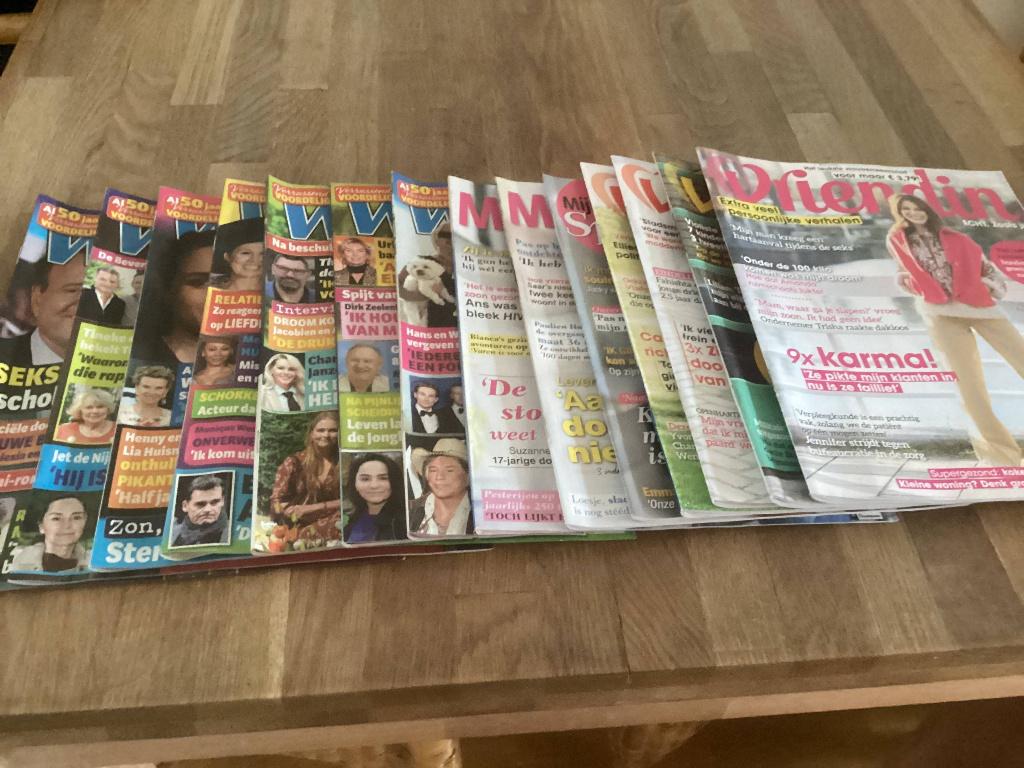 Te koop Week en Maandbladen., Ophalen, Zo goed als nieuw, Damesbladen