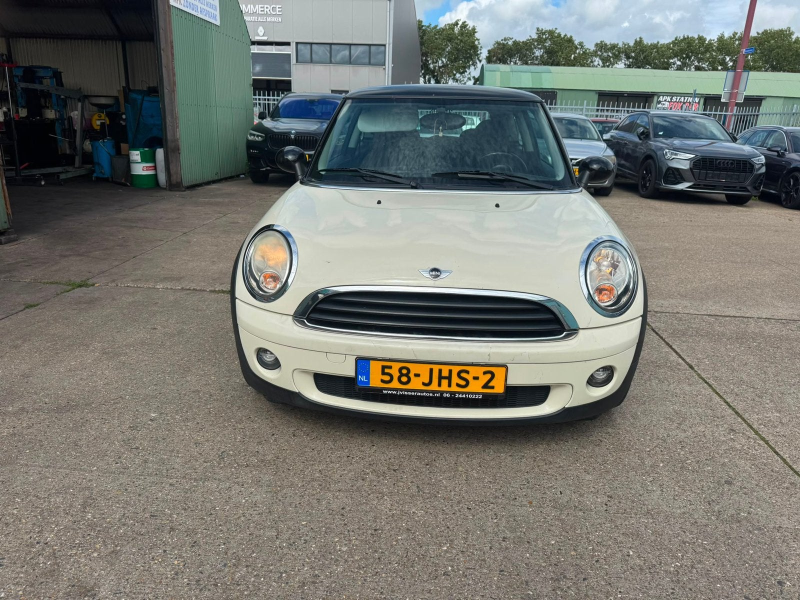Mini 1.4 16V ONE 55KW 2009 Wit, Voorwielaandrijving, 4 cilinders, 4 stoelen, Wit