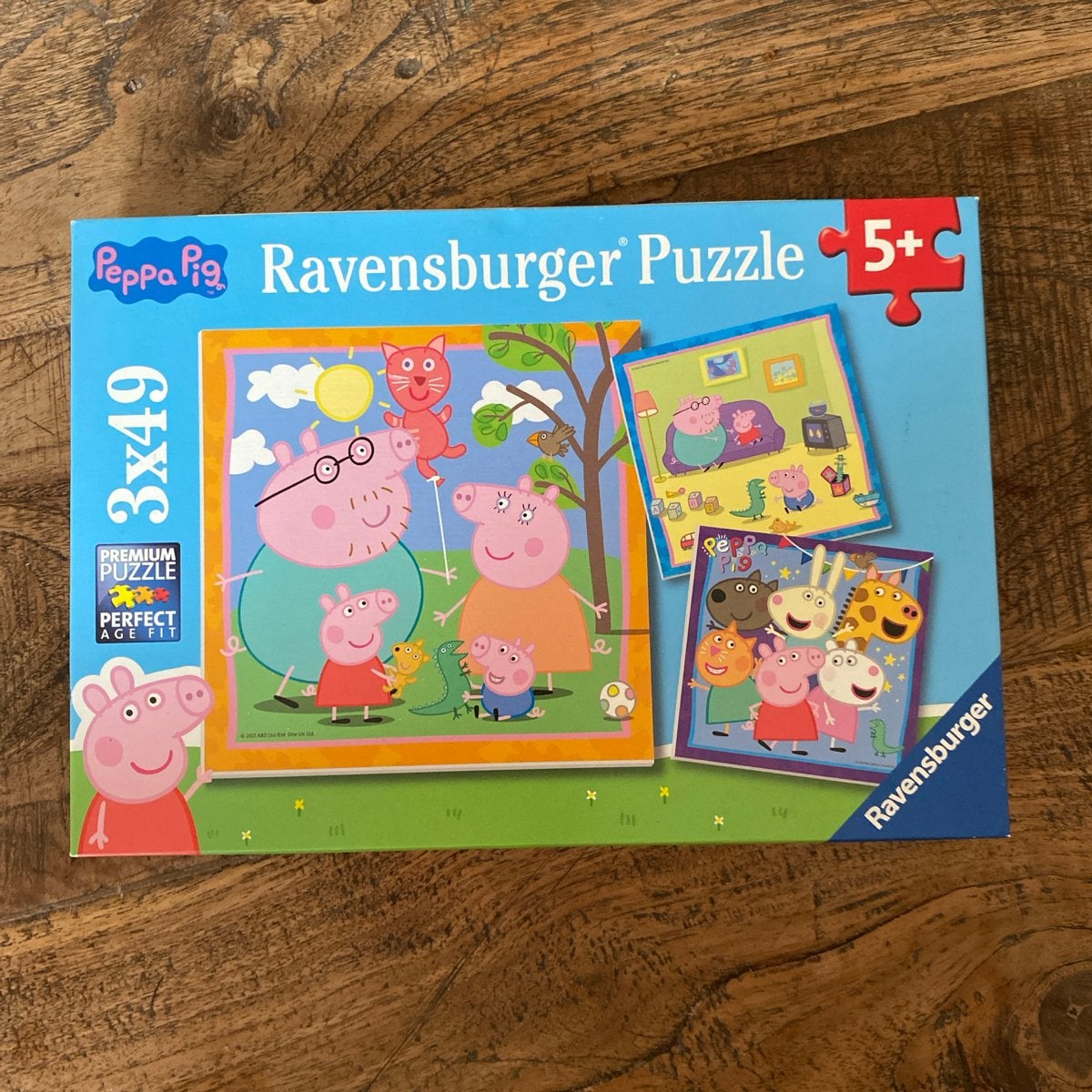 Peppa Pig - ravensburger puzzle 5+, Ophalen of Verzenden, 10 tot 50 stukjes