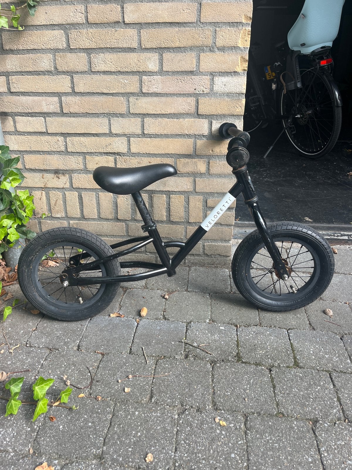 Veloretti loopfiets zwart - nog super goed, Ophalen, Gebruikt, 16 tot 20 inch