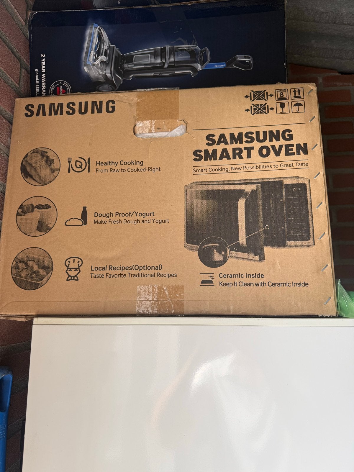 (HELEMAAL NIEUW) Samsung Smart Oven Combimagnetron, Ophalen, Combimagnetron, Draaiplateau, Vrijstaand