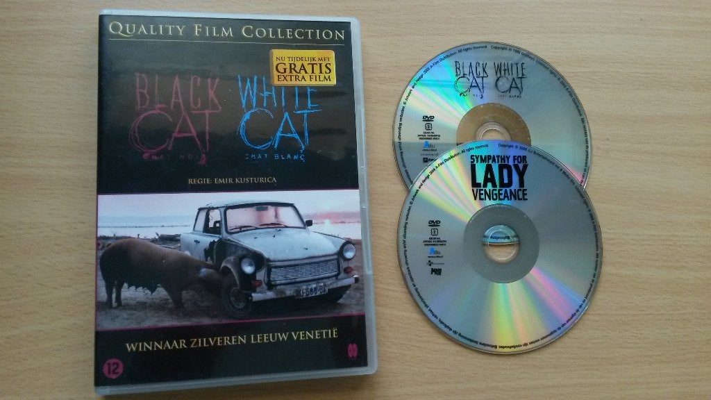 Black cat white cat + Sympathy for lady vengeance 2dvd, Vanaf 12 jaar, Verzenden, Zo goed als nieuw, Overige gebieden