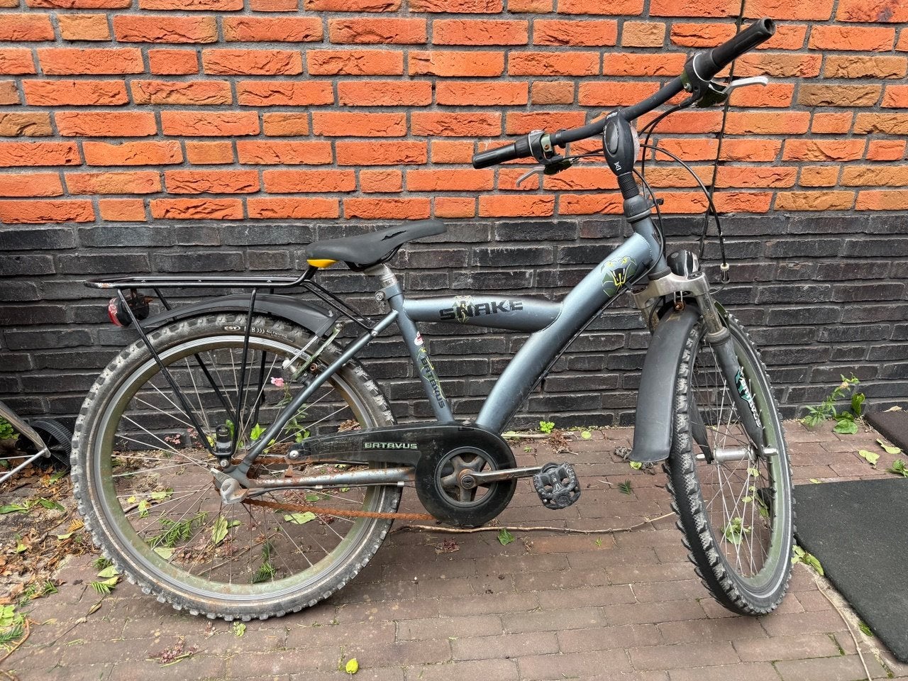 Batavus snake fiets 24 inch, Ophalen, Gebruikt, 24 inch, Handrem