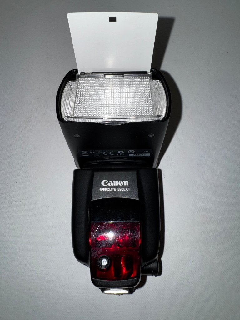 Canon Speedlite 580EX II, Canon, Externe flitser, Ophalen of Verzenden, Kantelbaar