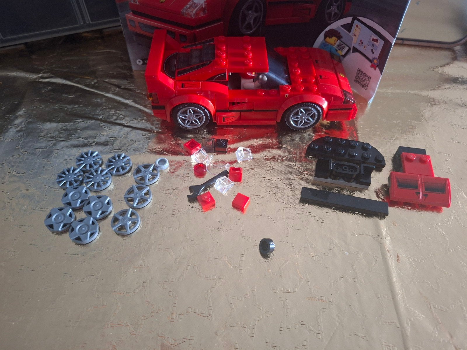 LEGO Speed Champions Ferrari F40 Competizione, Ophalen of Verzenden, Zo goed als nieuw, Overige merken