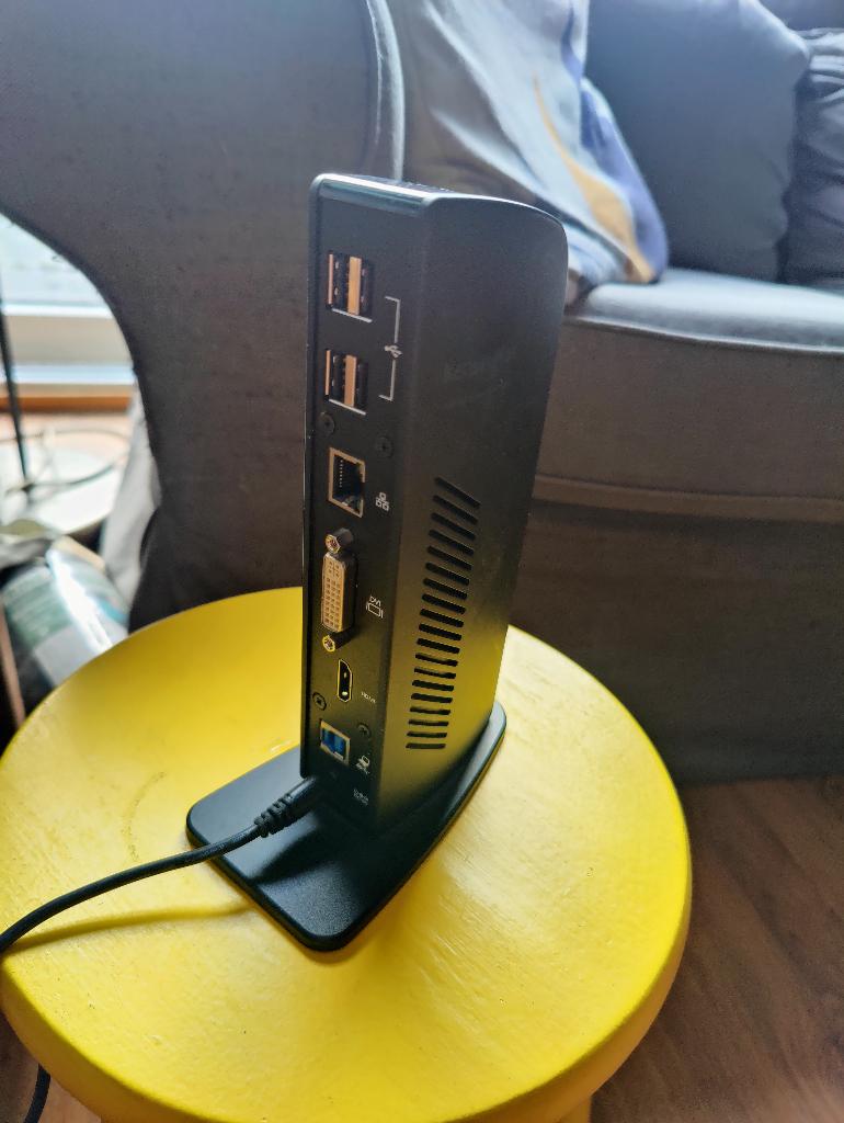 Kensington USB 3.0 Superspeed dock - M01167, Ophalen of Verzenden, Zo goed als nieuw, Laptop