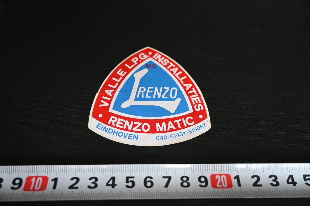 sticker EHV RENZO MATIC VIALLE L.P.G. installaties, Ophalen, Zo goed als nieuw