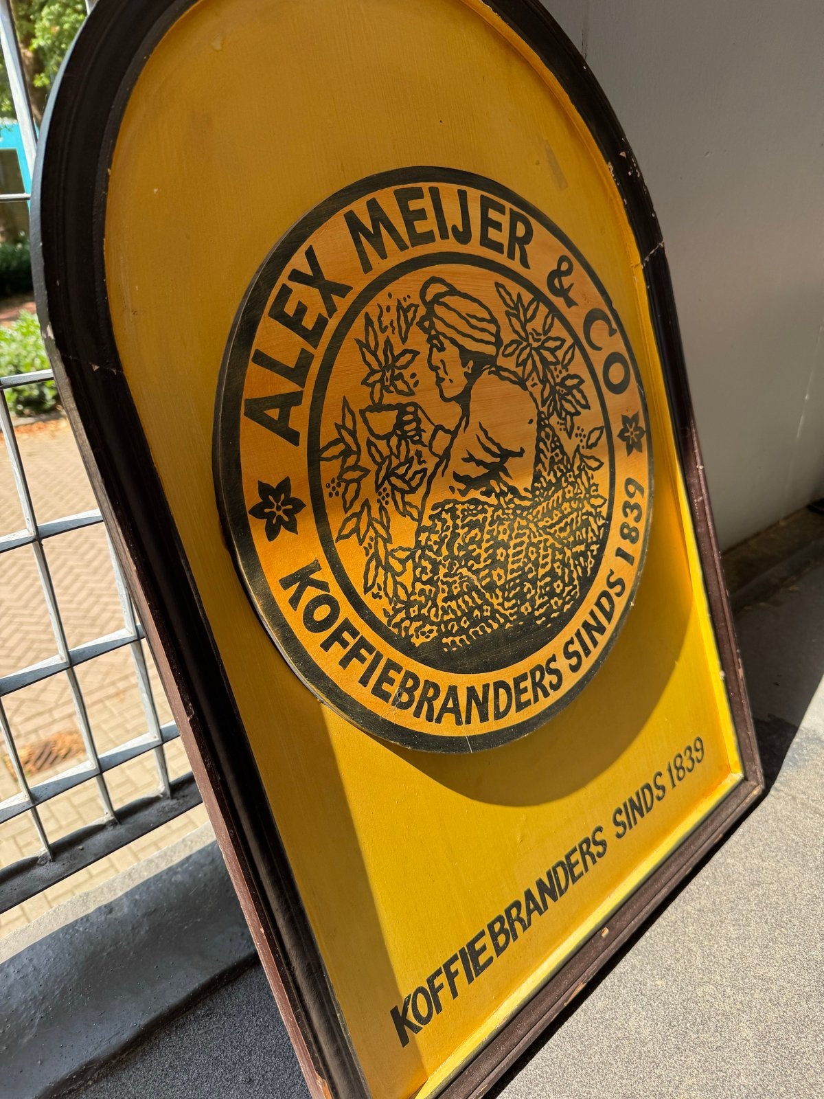 Echte Alex Meijer & Co Koffiebranders Reclamebord, Ophalen of Verzenden