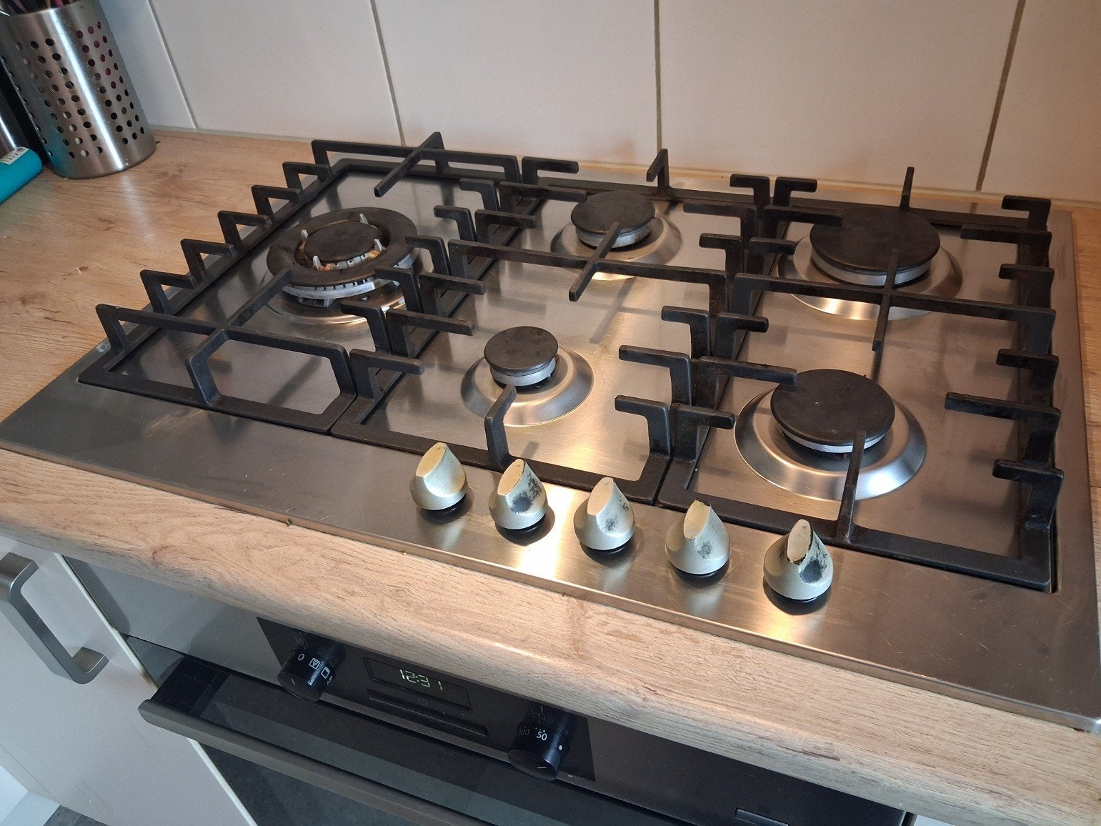 Gasfornuis, Ophalen, Gebruikt, Inbouw, Gas