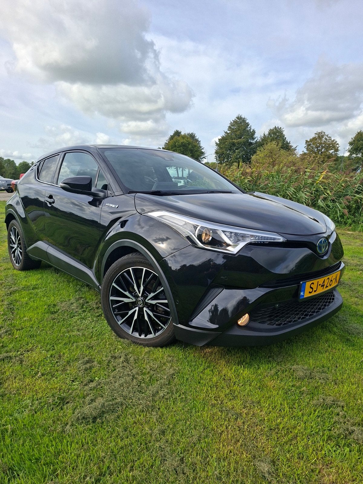 Toyota C-HR 1.8 Hybrid 122pk CVT 2018 aut cam nav nap, Auto's, Dealer onderhouden, Stof, 725 kg, 4 cilinders