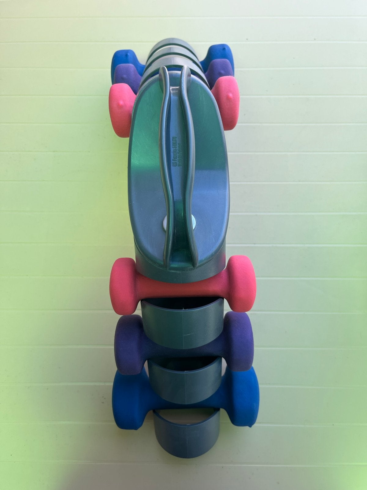 Dumbbells set 1, 2 en 3 kg met standaard, Ophalen, Gebruikt, Armen, Dumbbell