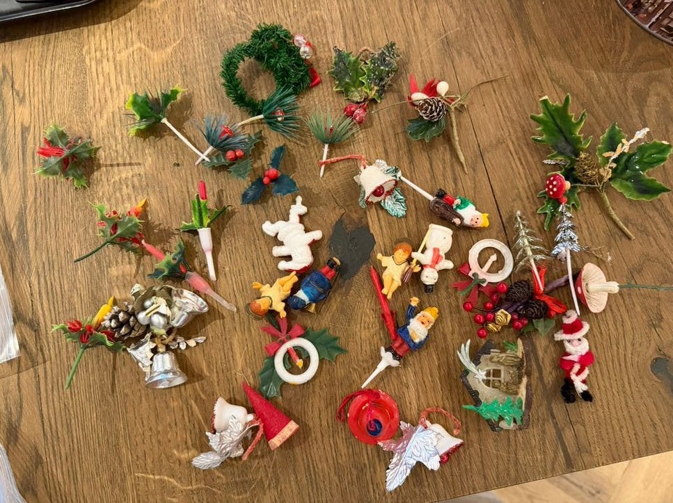 Oude kerst decoratie, Diversen, Kerst, Ophalen of Verzenden, Zo goed als nieuw