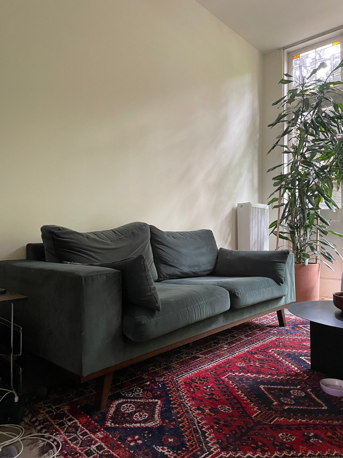Gratis bank af te halen in Rotterdam Noord, Huis en Inrichting, Banken | Bankstellen, Ophalen, Gebruikt, Tweepersoons, 75 tot 100 cm