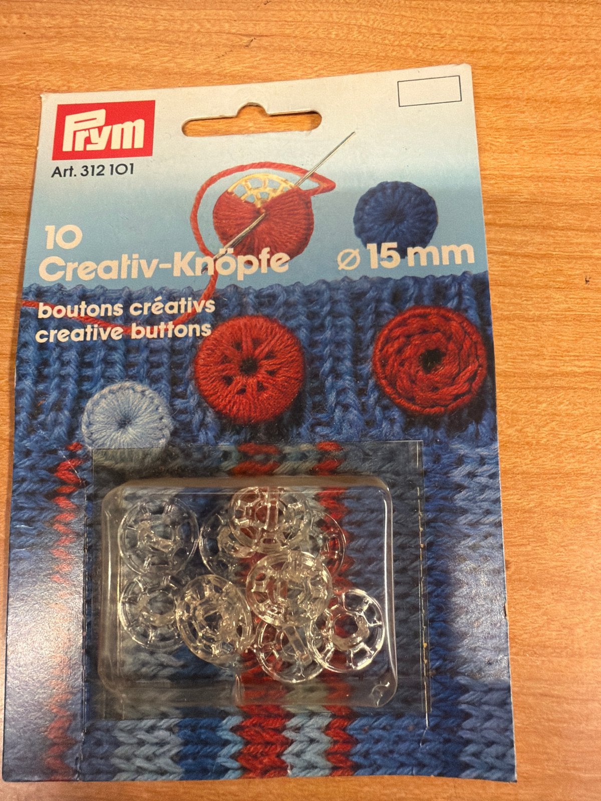 Prym Creativ-Knöpfe - 10 stuks, 15 mm, Overige thema's, Nieuw, Ophalen of Verzenden, Kunststof