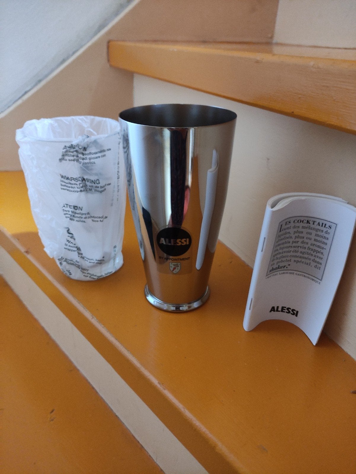 Alessi "Boston"Shaker, Ophalen of Verzenden