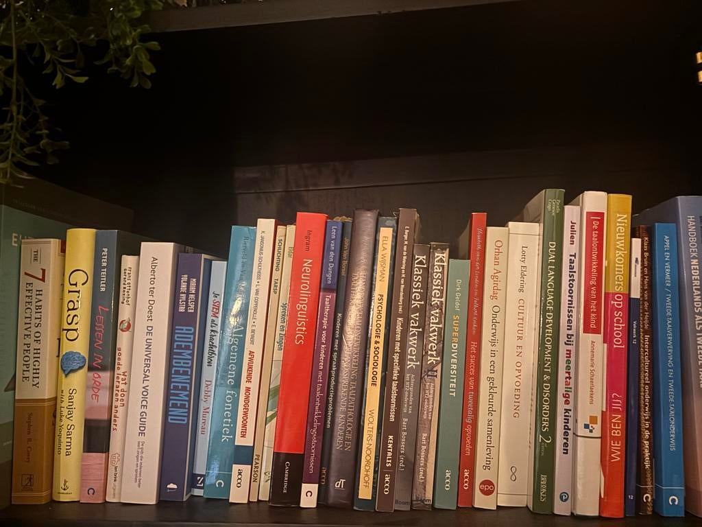 Studieboeken Logopedie / NT2 / Nederlands (HBO/WO), Boeken, Studieboeken en Cursussen, Ophalen of Verzenden, Alpha, Gelezen, HBO
