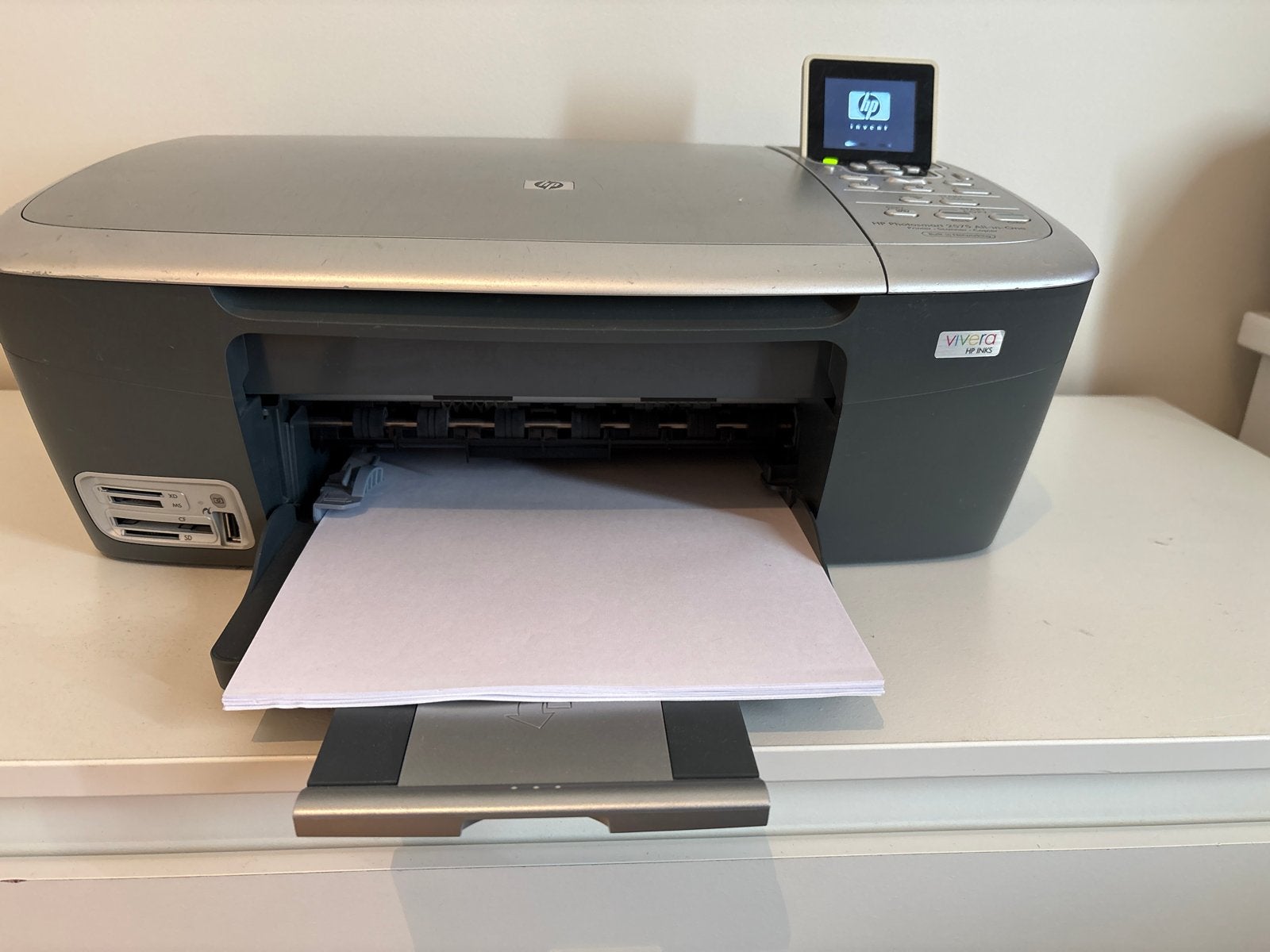 HP Photosmart 2575 All-in-One Printer, Ophalen, Gebruikt, Inkjetprinter, All-in-one