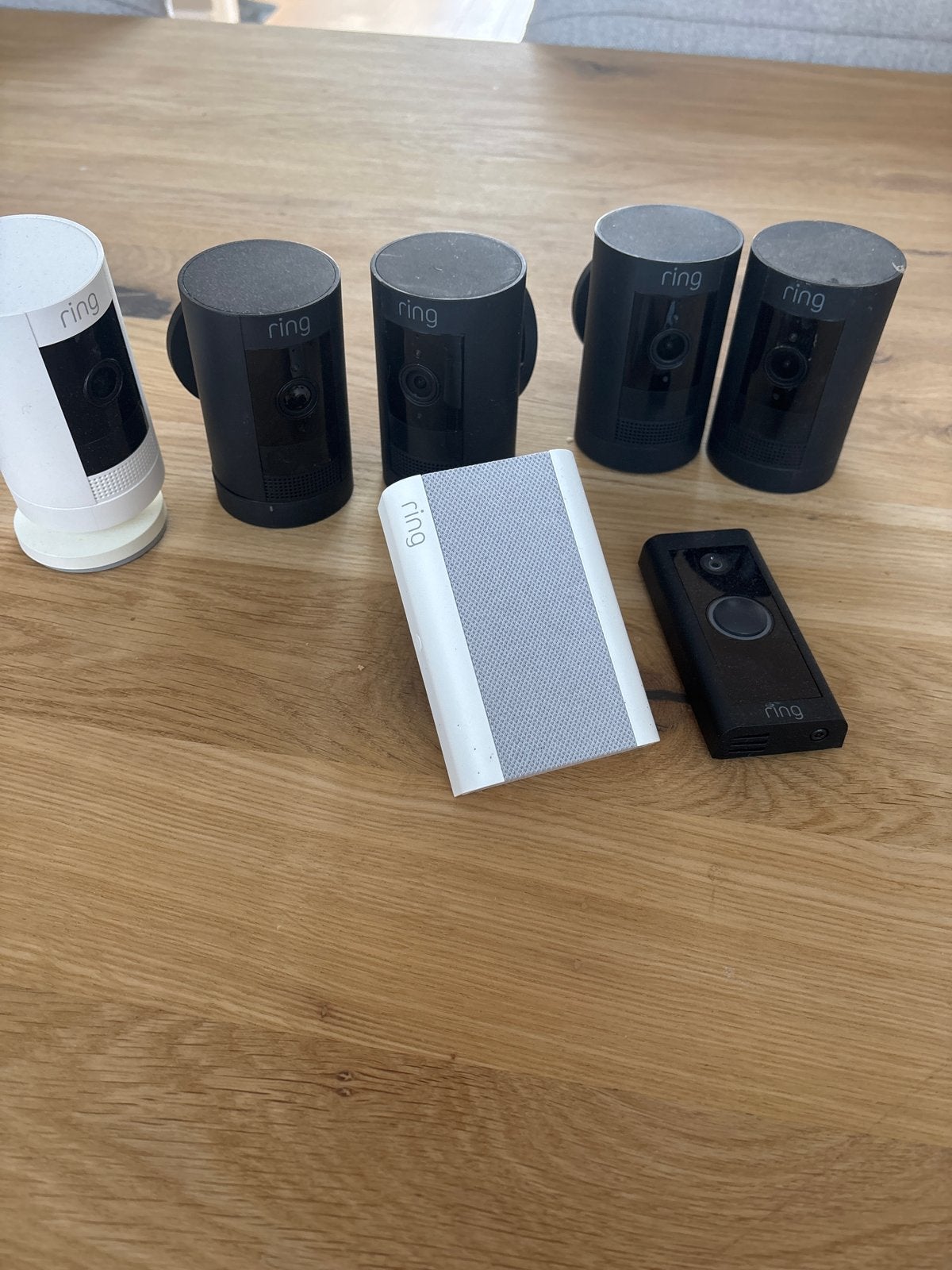 Ring Beveiligingsset: Camera's en Deurbel met Speaker, Ophalen, Gebruikt, Binnencamera