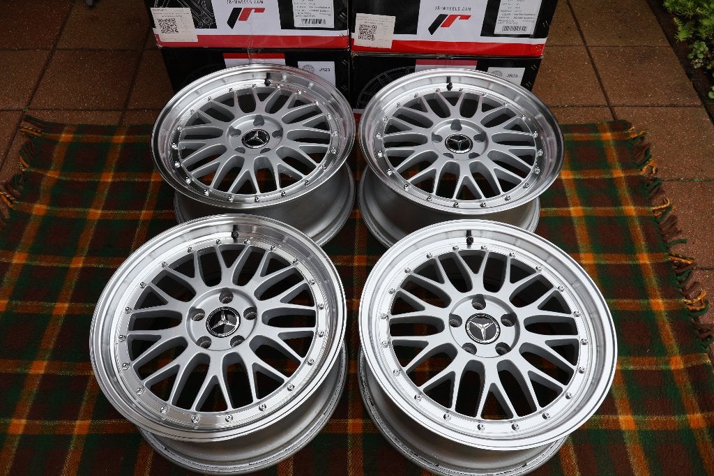 JR23 Velgen 18 Inch 5x112 Mercedes Breedset Japan Racing, Auto-onderdelen, Banden en Velgen, Ophalen, 18 inch, Gebruikt, Velg(en)