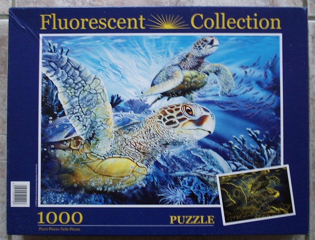 Legpuzzel Ravensburger - sea turtles. Zee schildpadden, Verzenden, 500 t/m 1500 stukjes, Zo goed als nieuw