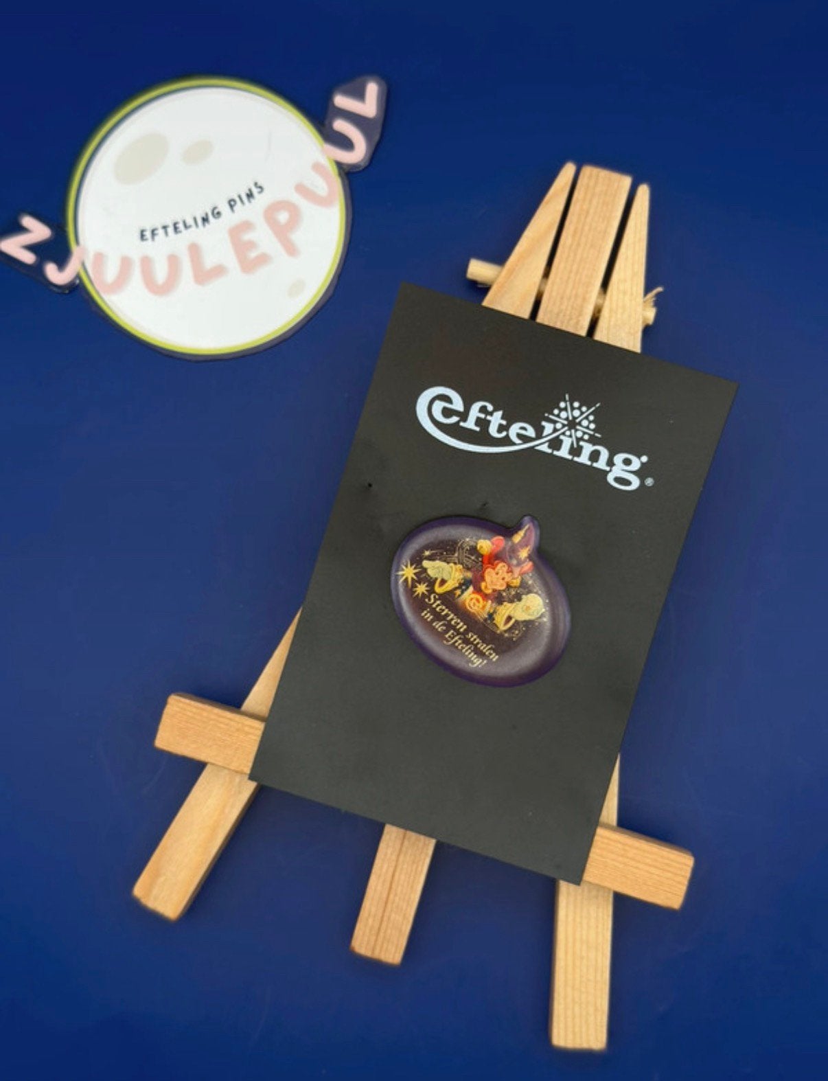 Efteling pin Sterren Stralen pardoes, Verzamelen, Zo goed als nieuw, Efteling, Efteling, Button of Speldje