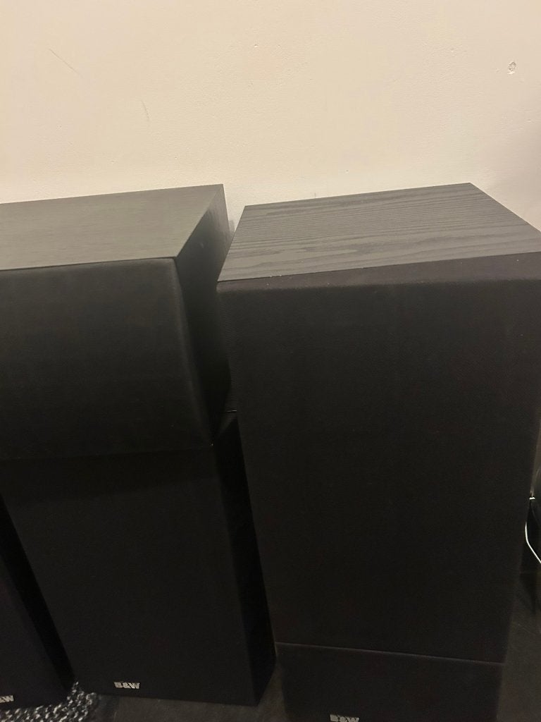 Bowers & Wilkins (B&W) 5-delige luidsprekerset, Audio, Tv en Foto, Luidsprekers, Ophalen, Gebruikt, 60 tot 120 watt, Bowers & Wilkins (B&W)