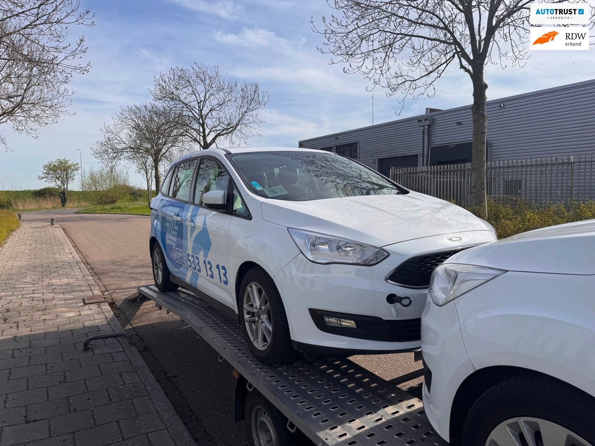 Ford Grand C-Max 1.5 TDCi Trend 2x Cmax, Auto's, Gebruikt, Euro 6, Wit, Origineel Nederlands